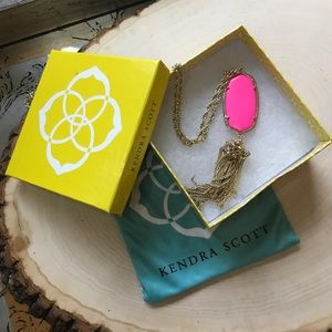 Hot Pink Kendra Scott Necklace